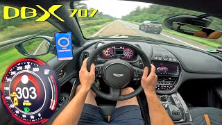 The FASTEST SUV in the WORLD on Autobahn NO SPEED LIMIT [upl. by Assillam]