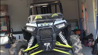 How to change CVT drive belt on 2018 Polaris Rzr 1000 [upl. by Hultin]