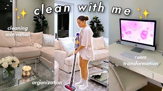 CLEAN WITH ME deep house cleaning  organization [upl. by Areta]