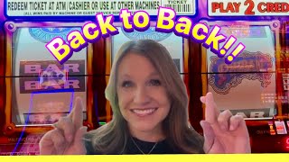 BACK to BACK Jackpots Old School Pinball  Vintage Las Vegas [upl. by Ardys92]