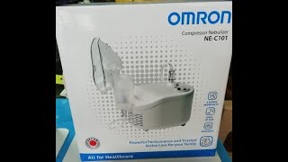 OMRON C101 Essential COMPRESSOR NEBULİZER NASIL KULLANILIR [upl. by Pyle469]