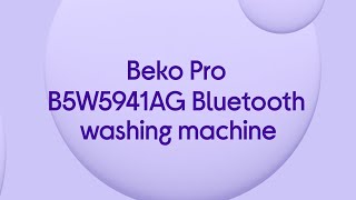 Beko AquaTech B5W5941AG Bluetooth 9 kg 1400 Spin Washing Machine – Graphite  Quick Look [upl. by Camille6]