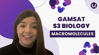 GAMSAT Prep📚  S3 Biology  Macromolecules [upl. by Ahsinelg585]