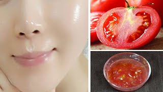 Skin Whitening Tomato Facial at Home  Get Fair Clean and Spotless Skin Naturally [upl. by Gaskin268]