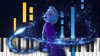 Frozen 2  Into the Unknown  Piano Tutorial  Piano Cover [upl. by Nightingale]