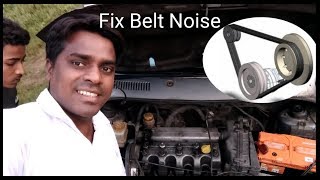 How to Fix a Squeaky Belt  Tata indica Alternator Belt Noise [upl. by Semajwerdna278]