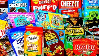 20 Snacks New Goldfish Crackers New Chips Ahoy Cookies New CheezIt Puffd Oreo Cakes and more [upl. by Kcirrek]