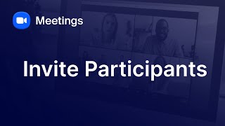 Invite Participants Before and During Zoom Meetings [upl. by Hammond]