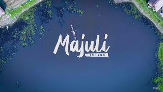 Majuli Island  Assam  Travel video  Drone footage shot on Dji Mavic air [upl. by Sukramaj]