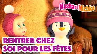 Masha et Michka 🏡👪 Rentrer chez soi pour les fêtes 🐼📺 Collection dépisodes [upl. by Ydac247]