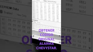 Obtener clave original alarma chevystar chevrolet aveo spark corsa automobile electronic [upl. by Dorian993]