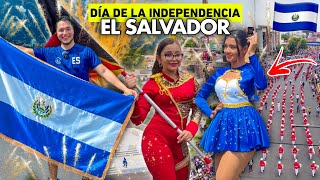 Así se vivió el DÍA de la INDEPENDENCIA en El Salvador 🇸🇻😱 Desfile 15 de Septiembre 2024 [upl. by Ecirtnas]