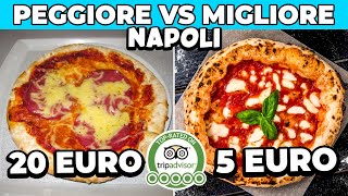 PEGGIORE VS MIGLIOR PIZZA DI NAPOLI [upl. by Hermann]