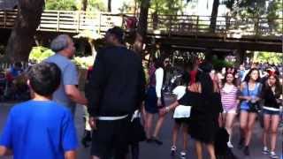 Kobe Bryant at Disneyland 622012 [upl. by Hunter]