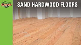 Howto Sand amp Stain Hardwood Floors [upl. by Avehsile322]