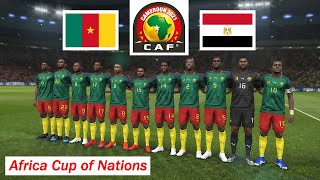 Cameroon vs Egypt ● Africa Cup of Nations 2022  3 February 2022 Gameplay [upl. by Arihas]