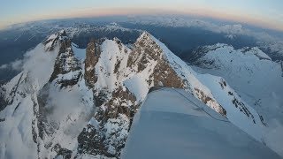 Survol des Dents du Midi dans les Alpes suisses [upl. by Anerahs]