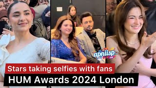 Hum Awards 2024 London with Hania Aamir Atif Aslam Mahira Khan Yumna Zaidi Ahad Raza Mir [upl. by Rora]