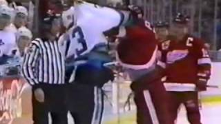 Bob Probert vs Link Gaetz Nov 14 1991 [upl. by Adnarb216]