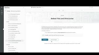 2910 Delete Files and Directories [upl. by Yenots]