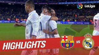 Resumen de FC Barcelona vs Real Madrid 11 [upl. by Aiza]