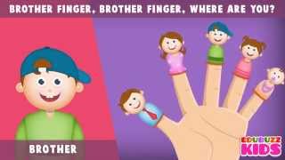 The Finger Family Daddy Finger  Original Version  children songs with lyrics [upl. by Lauer747]