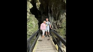 PampO World Cruise 2024  Bay Of Islands New Zealand  The Glow Worm Caves [upl. by Hgielar]