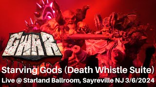 Gwar  Starving Gods Death Whistle Suite LIVE  Starland Ballroom Sayreville NJ 362024 [upl. by Rocco]