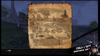 The Elder Scrolls Online Grahtwood treasure map 1 i [upl. by Lertnek627]