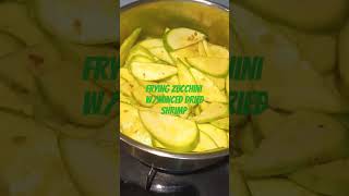 Zucchini with dried minced shrimp cooking shortvideo food [upl. by Aidyn]