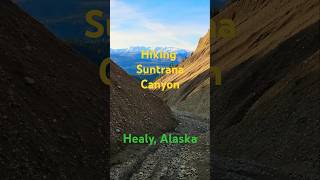 Hiking Suntrana Canyon near Healy Alaska hiking alaska suntrana denali healy [upl. by Ninazan]