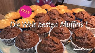 Die Welt besten Muffins  Grundrezept [upl. by Asilram465]