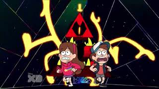 I put Spongebob Music over Bill Cipher chasing Dipper and Mabel [upl. by Lothario]