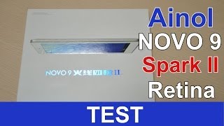 Ainol Novo 9 Spark II Retina  Test [upl. by Zebada]