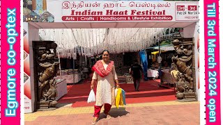 Indian HAAT festival  egmore cooptex exhibition nandhinisvibes egmorecooptex haatbazar [upl. by Montagu]