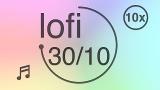 3010  Pomodoro  30 minute timer with 10 minute breaks  lofi  Muted Pastel Colors [upl. by Byrdie775]