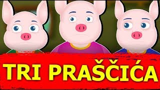 Tri praščića  Najljepše priče za djecu  Animacija [upl. by Eneleoj]