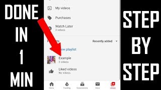 How To Delete a Playlist on YouTube on Your Phone 2020 [upl. by Nnayr13]