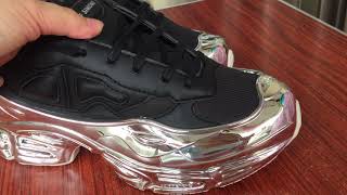 Adidas Raf Simons Ozweego Black Review  On Feet [upl. by Modeste]