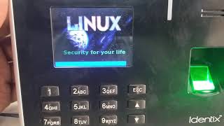 Attendance machine date time issue essl identix after power off date time issue [upl. by Becca]