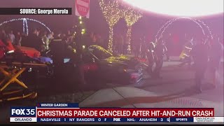 Christmas parade canceled after hitandrun crash [upl. by Jeanelle940]