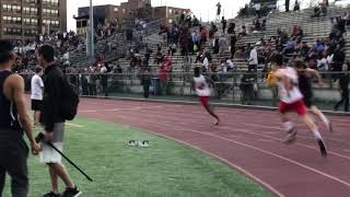 Bergen Catholics Rahmir Johnson blazes to 200m title at Bergen County Meet of Champions [upl. by Aniara924]