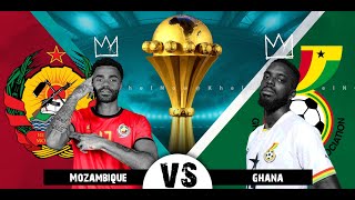 LIVE GHANA VS MOZAMBIQUE  Ivory Coast vs Equatorial Guinea • 2023 AFCON • Countdown to Kickoff [upl. by Kinnie336]