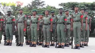 Nigerian Army Colour Party Parade [upl. by Enelam462]