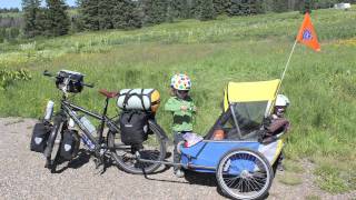 The Pedal Powered Family at Dumont Campground near Rabbit Ears Pass [upl. by Roede]