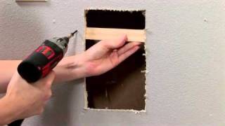 HouseSmarts DIY quotWere Patching a Hole in Drywallquot Episode 100 [upl. by Hausner]