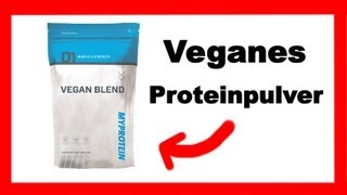 Myprotein Vegan Blend Protein Erfahrung  pflanzliches Eiweißpulver für Veganer [upl. by Sillihp601]