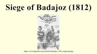 Siege of Badajoz 1812 [upl. by Egidius]