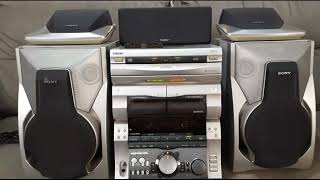 Funcionamento Micro System Sony GRX 10AV [upl. by Annhej]