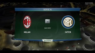 Milan VS Inter  Pronostico FIFA 15  Serie A TIM 201415  Giornata 12 [upl. by Alleciram]